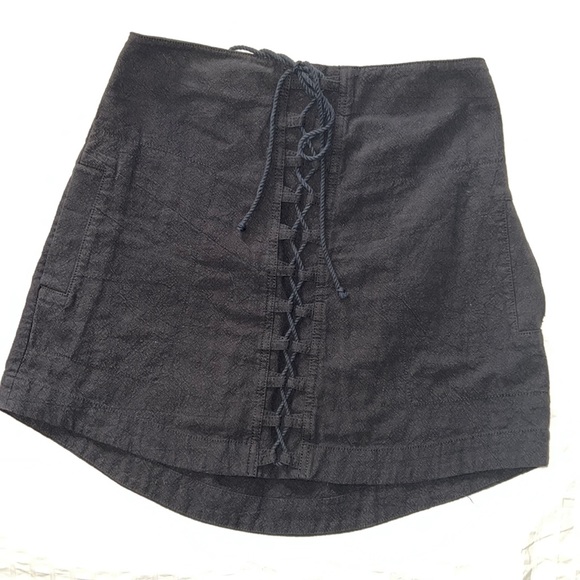 Free People Dresses & Skirts - FREE PEOPLE "walk my way" lace up skirt